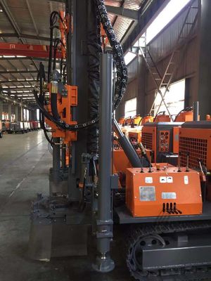 DTH Water Well Borehole Drilling Rig , High Efficiency Water Bore Drilling Machine